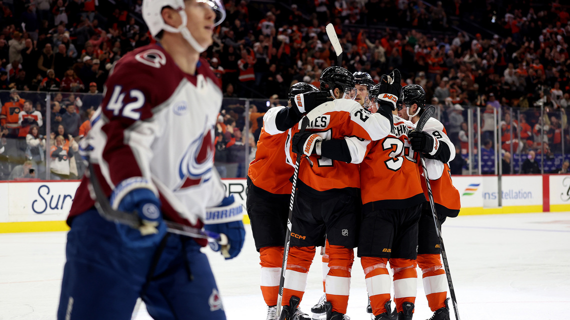 Matvei Michkov, Flyers surprise sluggish Avalanche, hand visitors 3-2 defeat 