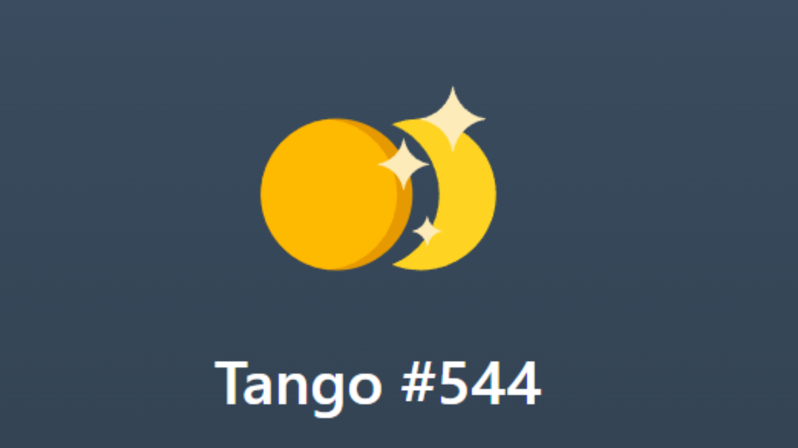 Today's Tango #544 LinkedIn Answer (April 4, 2026) 