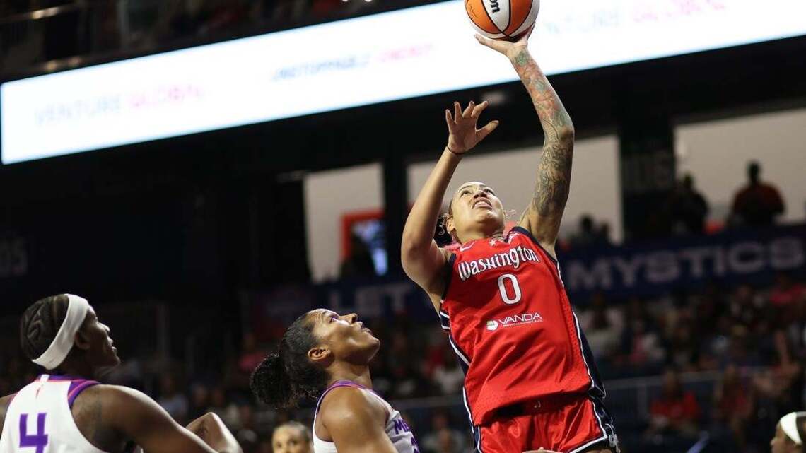 Shakira Austin, Mystics rout Mercury for 7th straight win