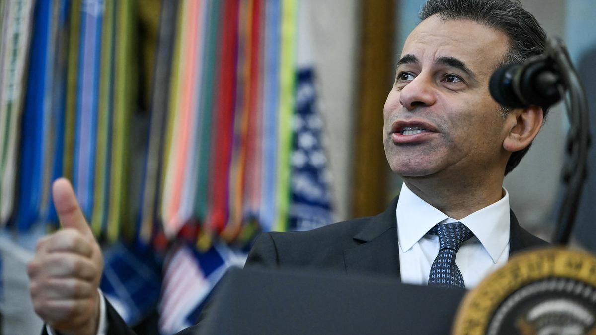 U.S. Commissioner of Food and Drugs Marty Makary speaks during an announcement by President Donald Trump in the Oval Office of the White House in Washington, D.C., on Oct. 16, 2025.