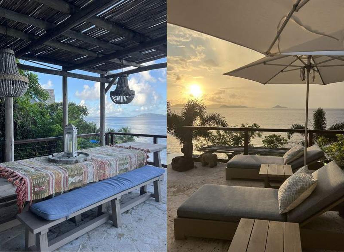  Vida La Villa is complete with luxurious furnishings and an outdoor patio setup overlooking the ocean. Photo credit: Alexa Mellardo 