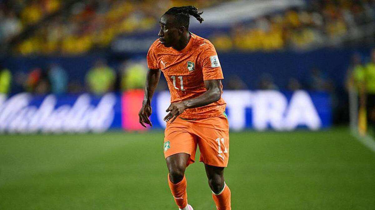  Diomande will aim to lead Côte d'Ivoire past a European giant. | Mauro Pimentel/AFP/Getty Images 