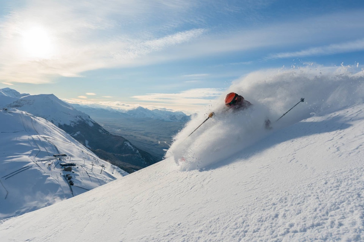  Hounding at Lake Louise.