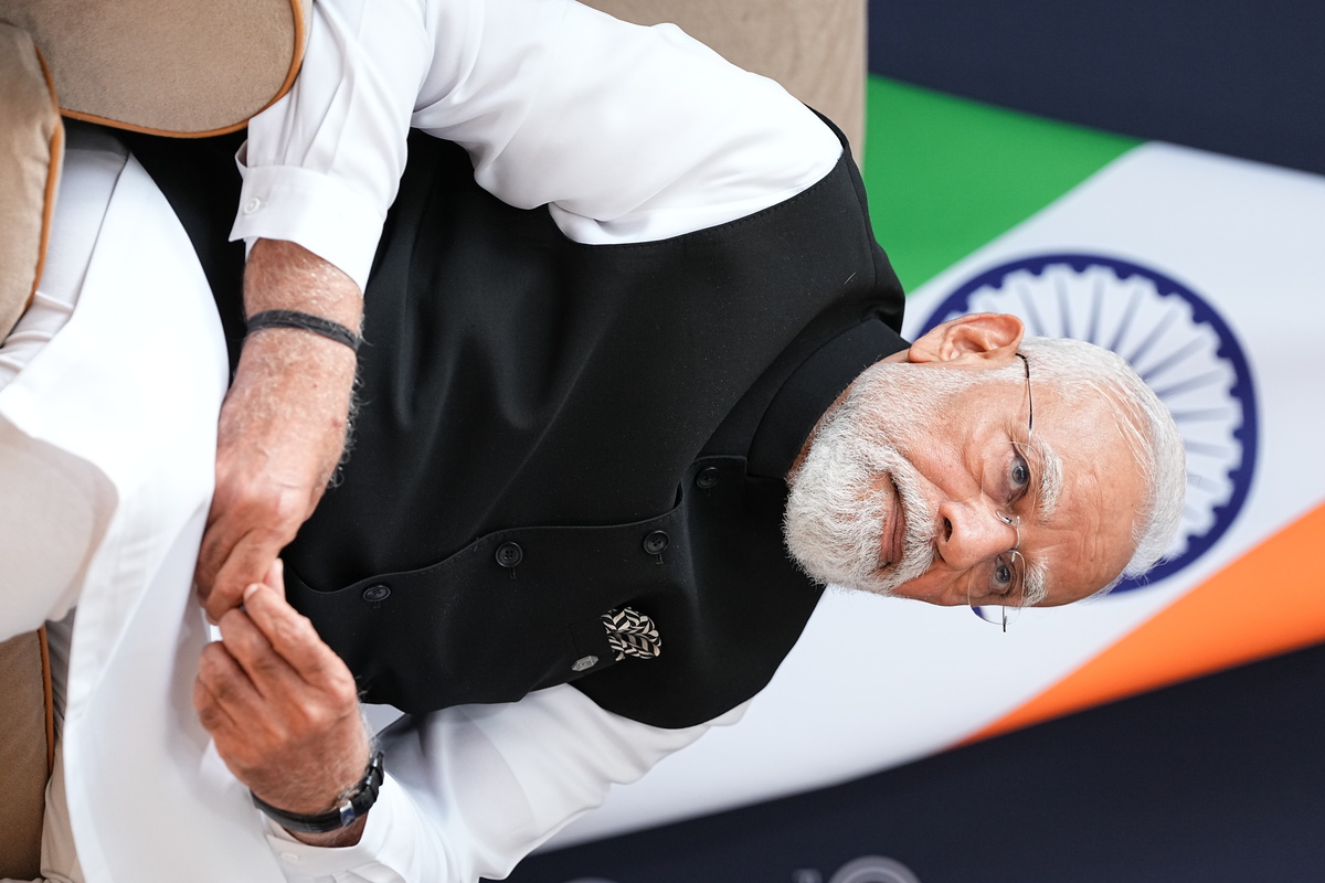 Prime Minister Narendra Modi of India attends a meeting with President Donald Trump, not pictured, at the G7 Summit in Evian-les-Bains, France, on Wednesday, June 17, 2026. (Photo by Haiyun Jiang/The New York Times)