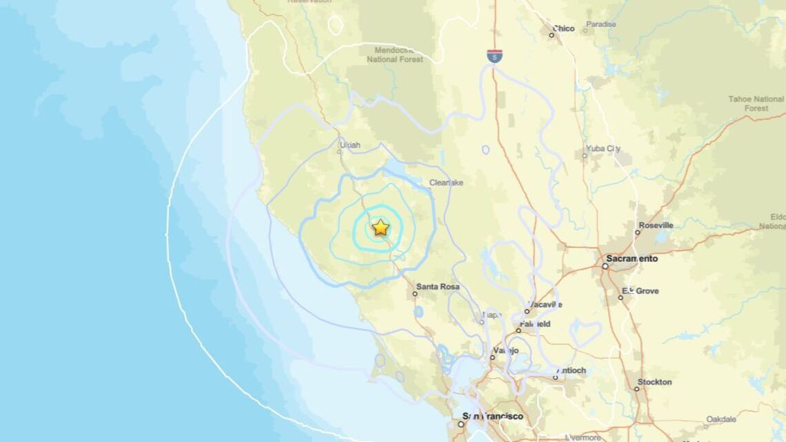 Update: 4.2 magnitude earthquake rattles close to Cloverdale, CA on July 28 