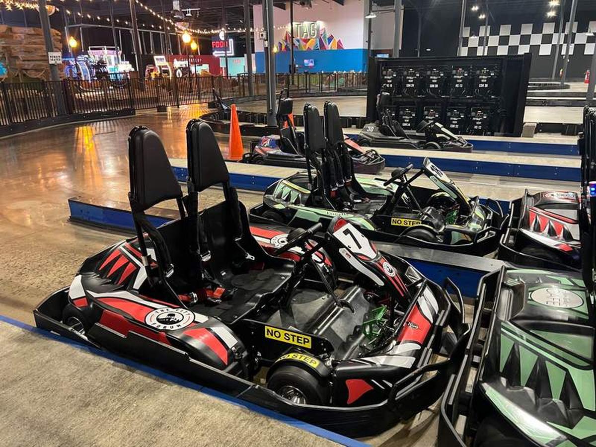  Catch the thrills with a few laps on the go-karts at The City Forum. Photo credit: Kimberly Stroh 