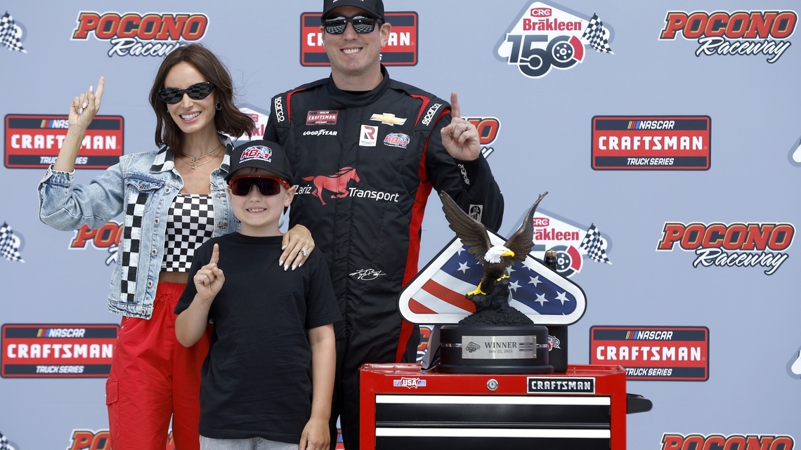 Kyle Busch's Widow Celebrates Son Winning 1st Race Since His Dad's Death 