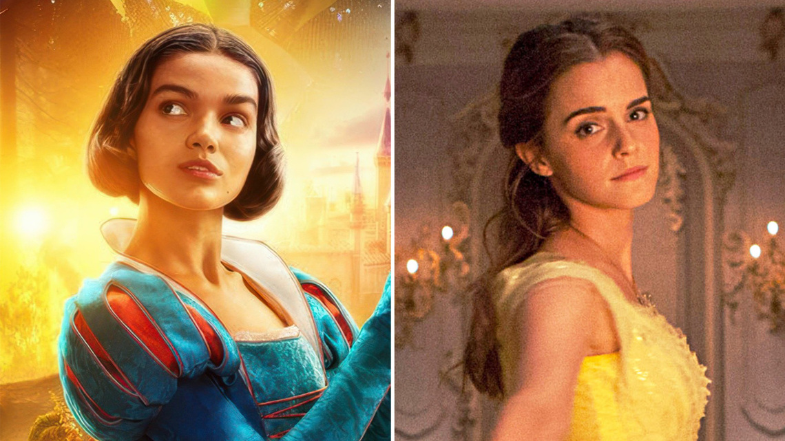 Princesas de Disney de ayer y hoy: animación vs. acción real