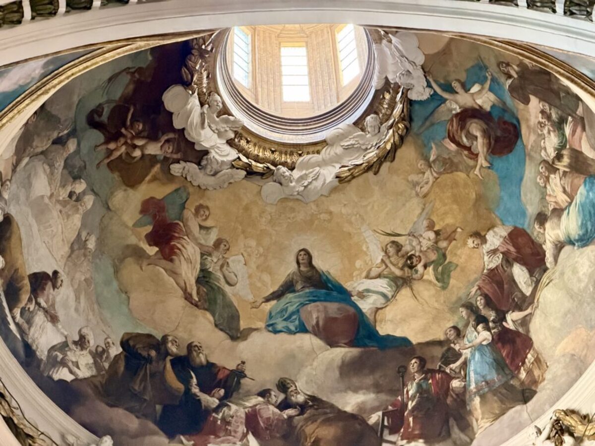  Goya painted two of the cathedral domes, one at age 26 and one at age 34. Photo credit: Cathy Bennett Kopf 