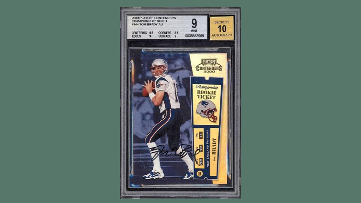  Authenticated Brady rookie assets maintained strong liquidity despite volatile pricing conditions across celebrity-owned memorabilia auctions this spring.