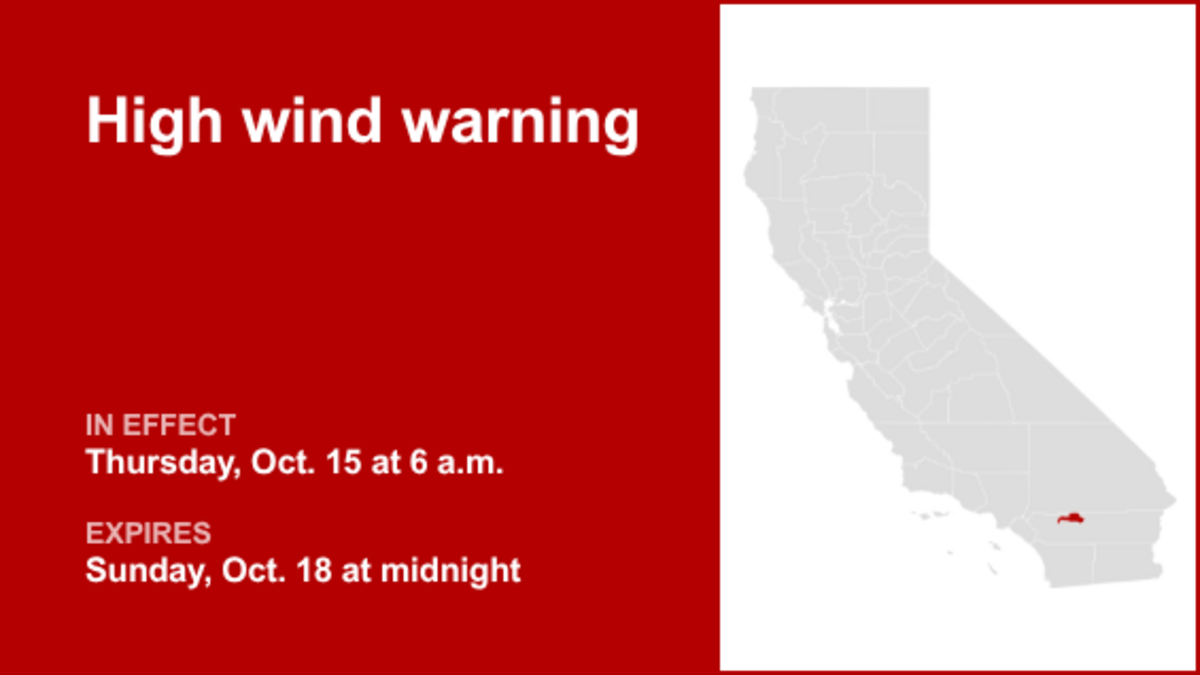 UPDATE: High wind warning in place for San Gorgonio Pass Near Banning ...