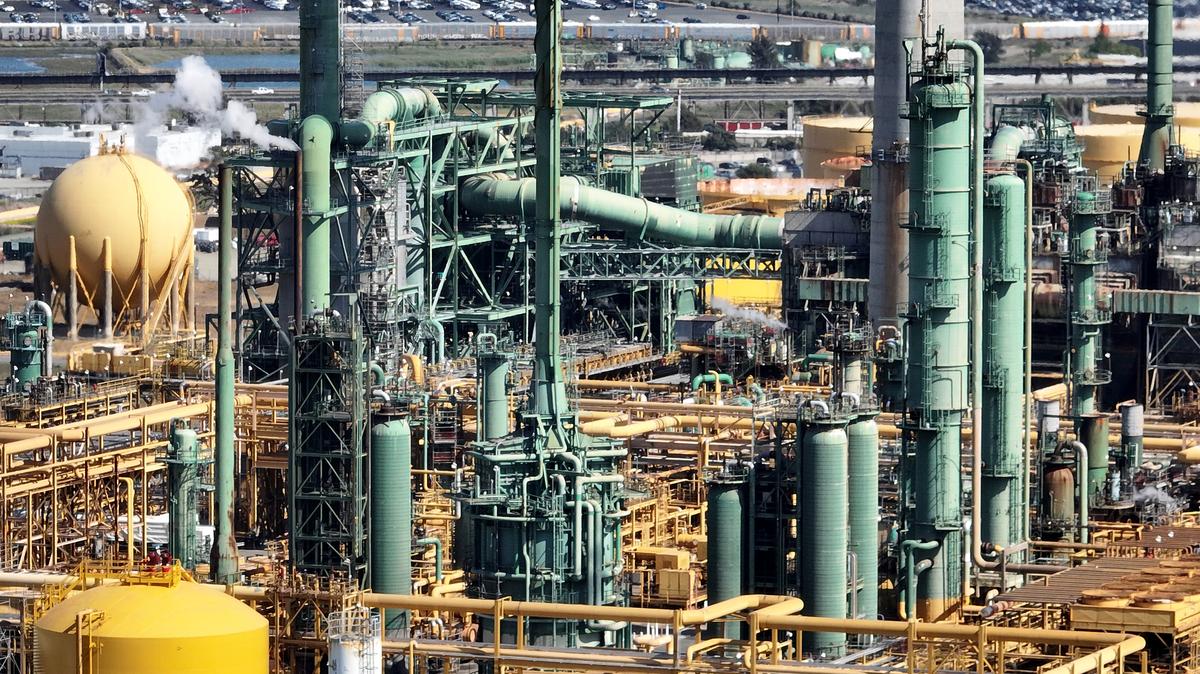 The Valero Benicia Refinery in Benicia, California, on Thursday, May 1, 2025. The refinery is scheduled to close by April 2026. (Jane Tyska/Bay Area News Group/TNS)