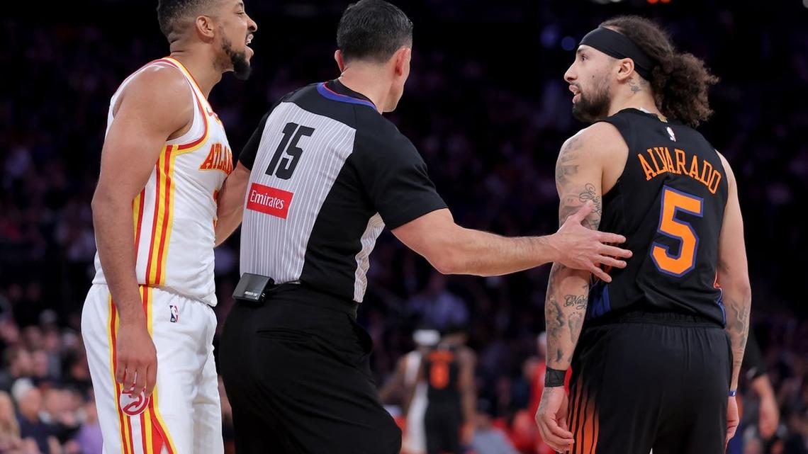 Led by CJ McCollum, Hawks look to seize series lead vs. Knicks 