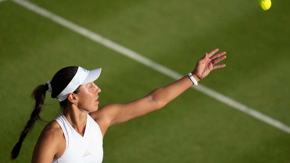 Jessica Pegula avoids upset, advances to quarters at Wimbledon 