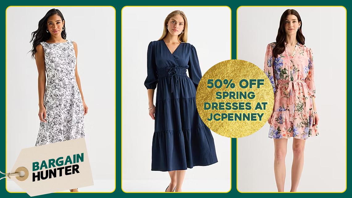 Frock Fever: Spring Into a Wardrobe Refresh With Up to 50% Off Dresses at JCPenney 