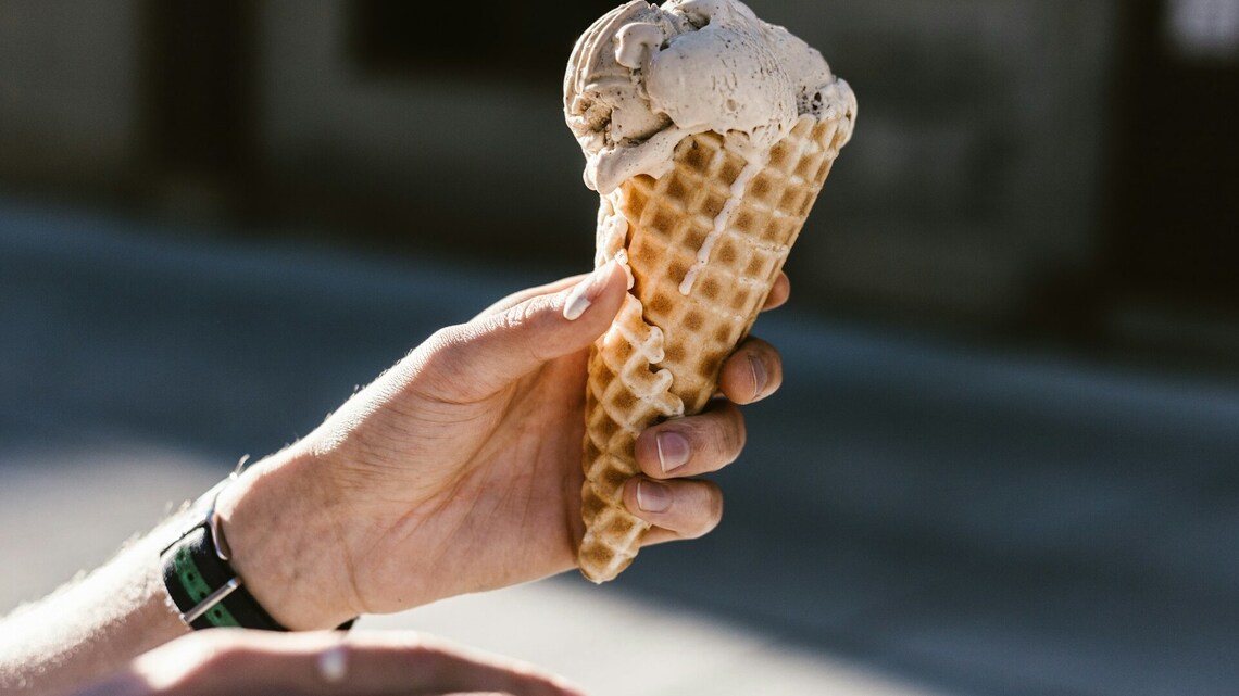 How much ice cream do Americans eat weekly?