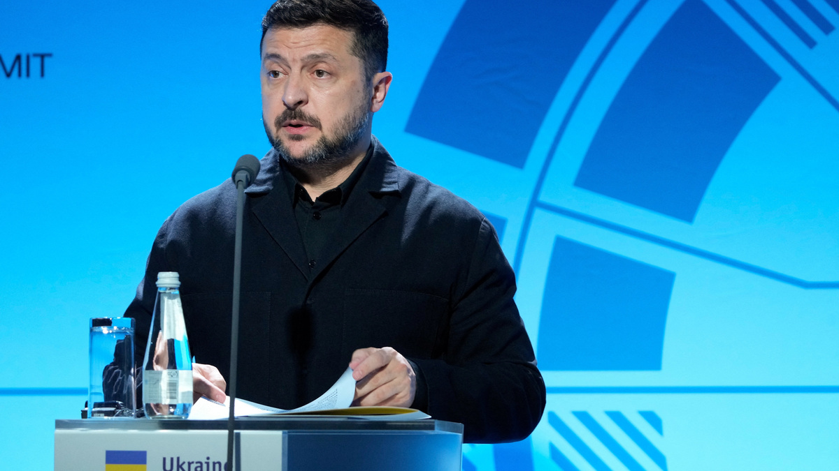 Ukraine's President Volodymyr Zelenskiy attends a press conference during the Nordic-Baltic cooperation (NB8) Prime Ministers' meeting in Tallinn, Estonia, June 9, 2026. REUTERS/Ints Kalnins