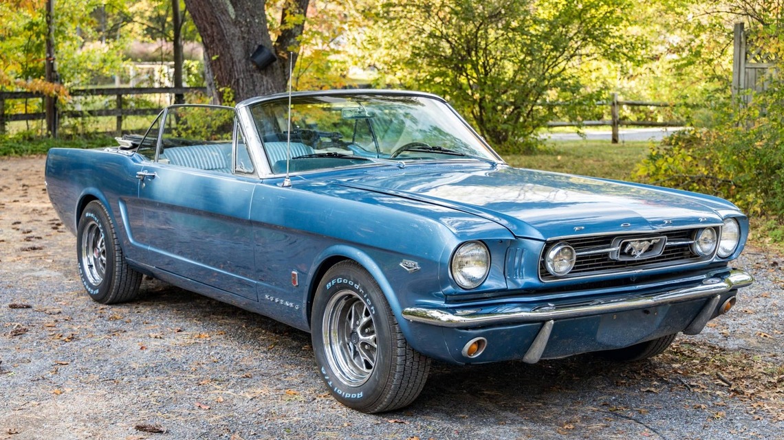 1966 Ford Mustang Convertible for Sale With 77,000 Miles Shown 