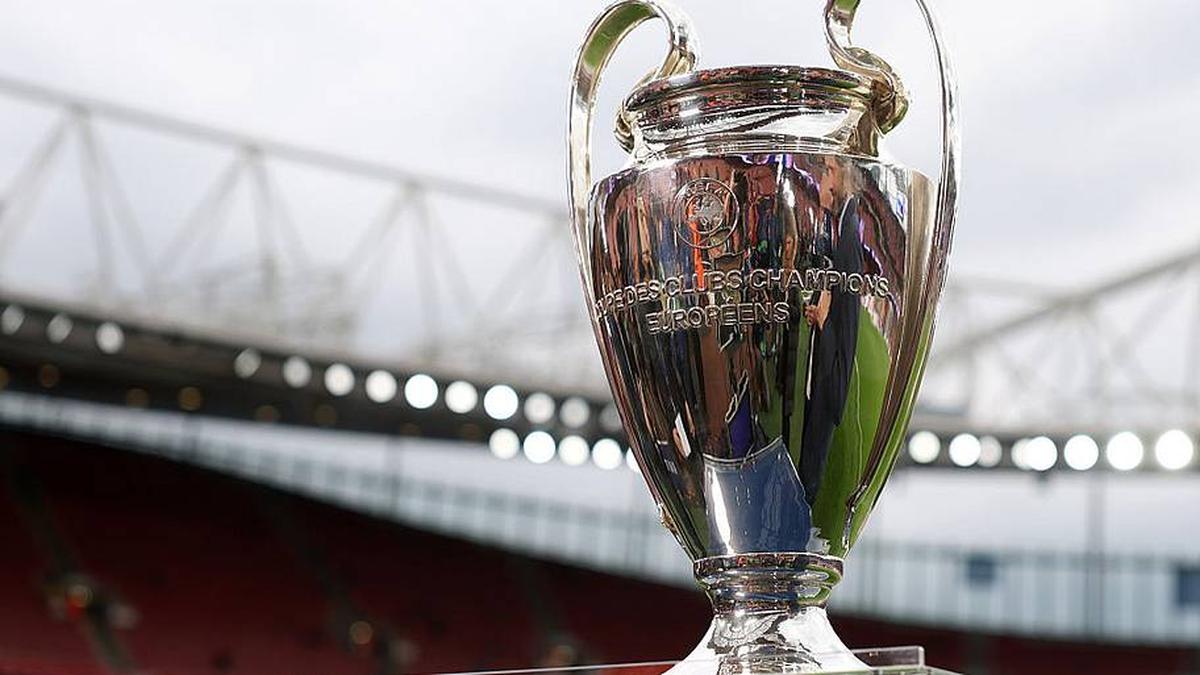  Arsenal have a date with PSG in the Champions League final. | Michael Regan/UEFA/Getty Images 