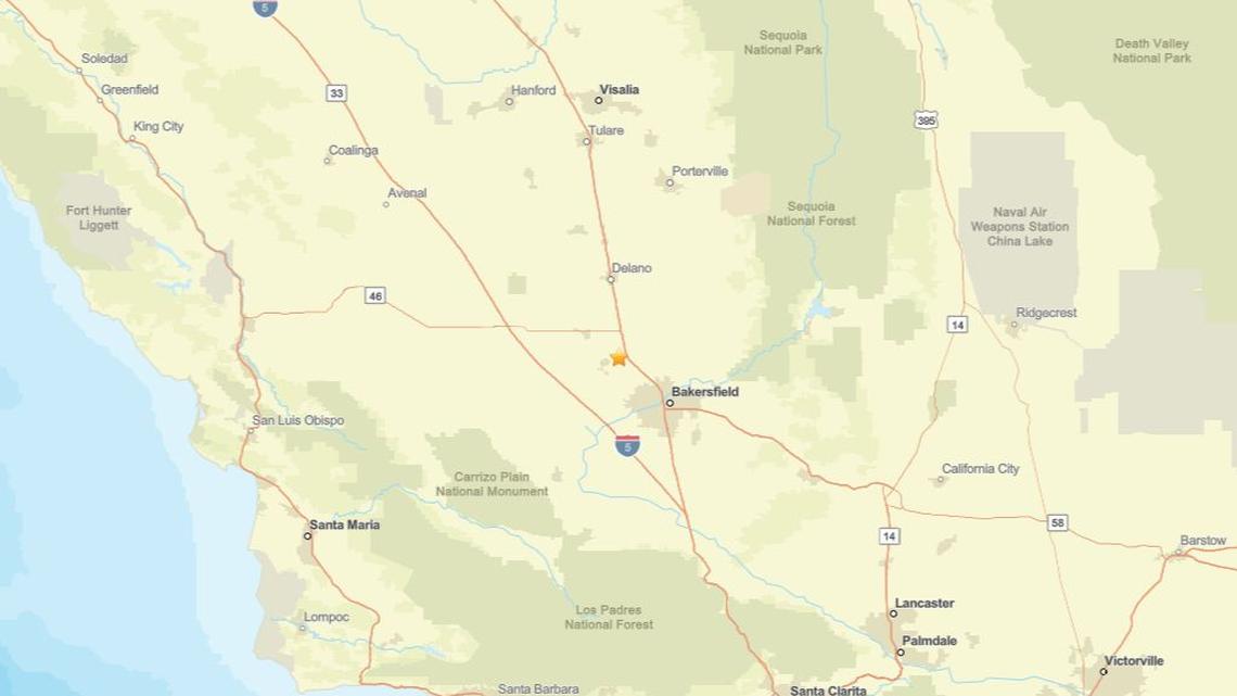 2.2 magnitude earthquake shakes near Shafter, CA on Feb. 28 