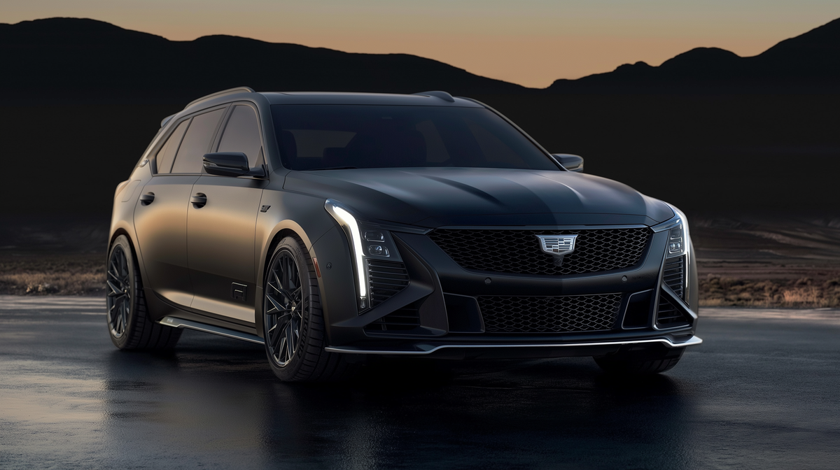  Cadillac CT5-V Blackwing F1 Collector Series Estate Concept Cole Attisha Using Gemini 3 Pro and Midjourney 7.0