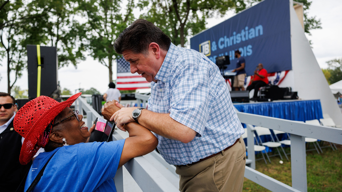 Illinois Democrats tout party dominance at State Fair but it's clouded by harassment scandal and fraud case 