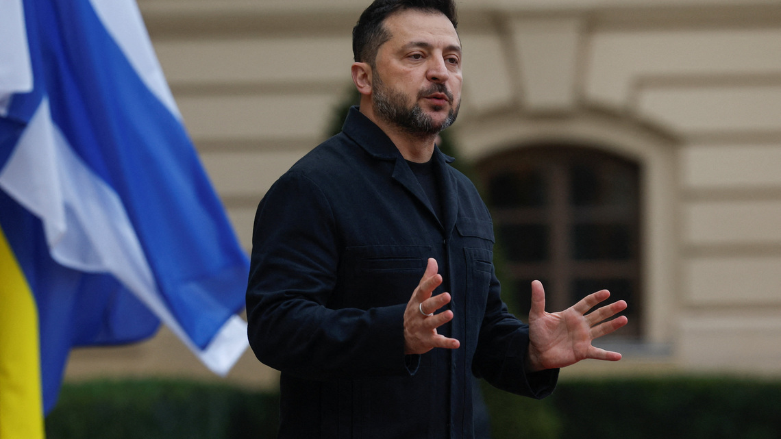 Ukraine's Zelenskiy says territory recaptured, forces on the offensive