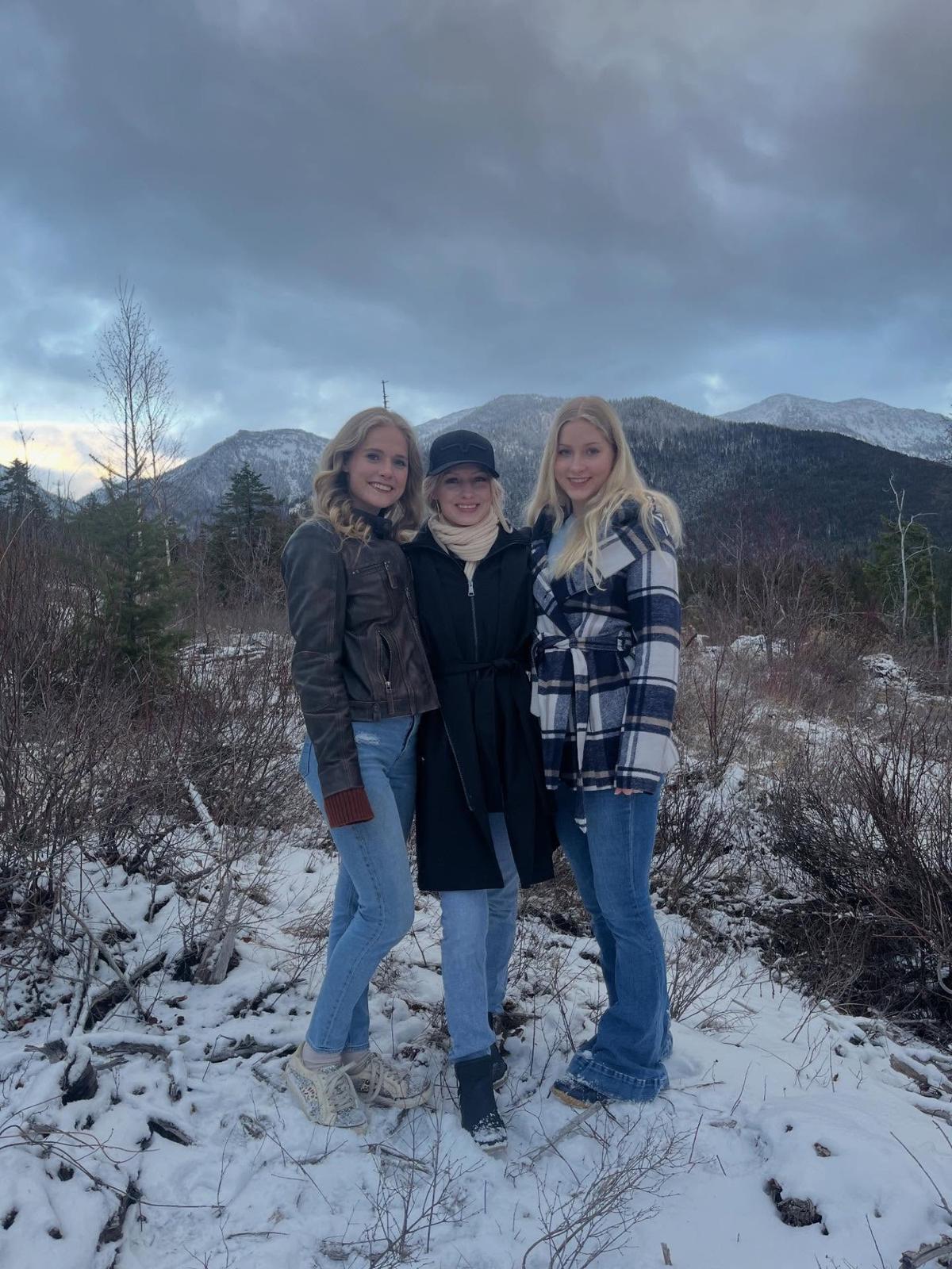  Lydia, Moriah and Amber Plath.Courtesy of Lydia Plath/Instagram 