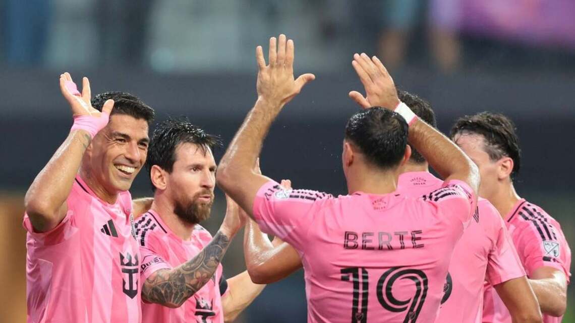 Messi and Luis Suarez net braces as Inter Miami blanks D.C. United