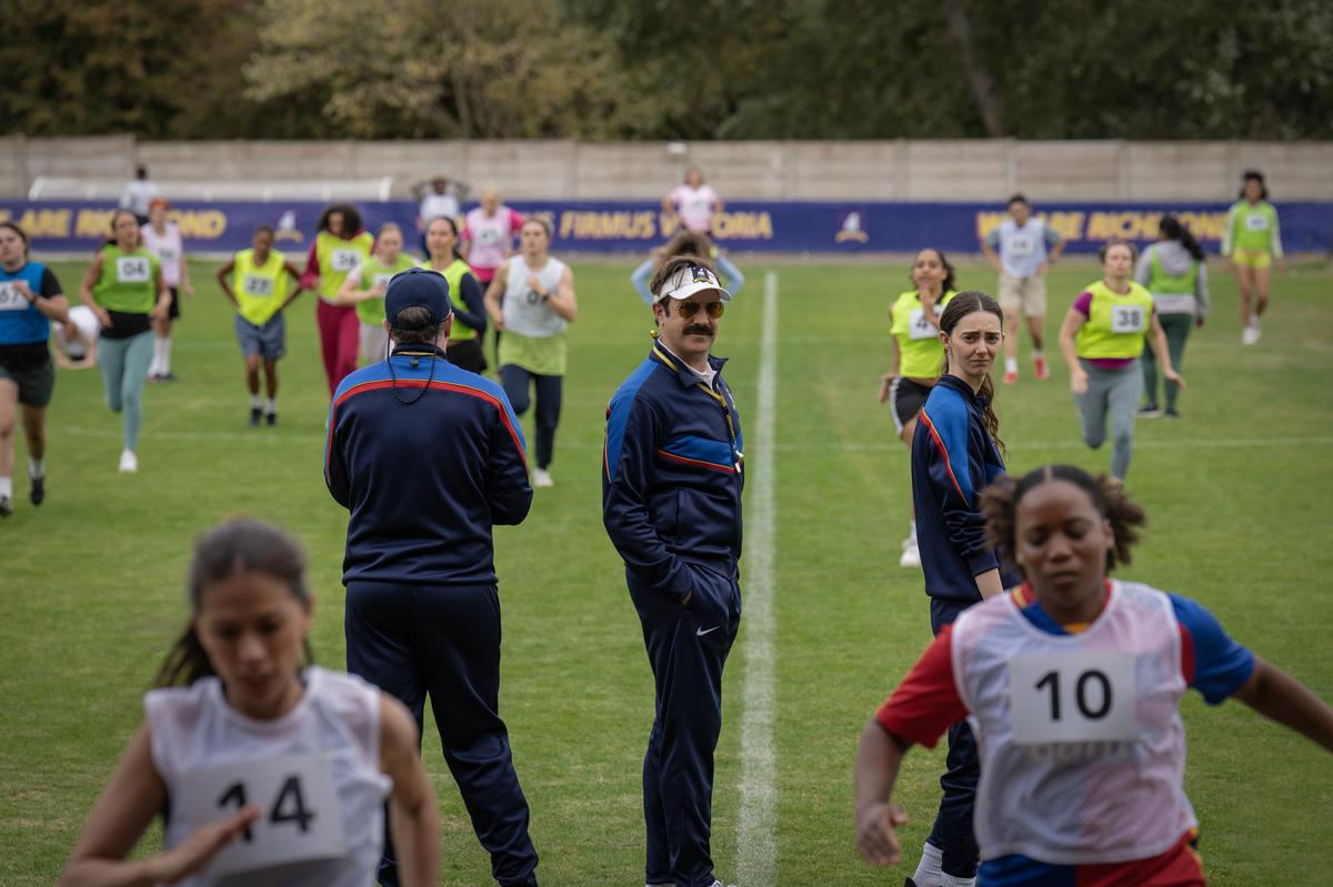 Brendan Hunt, Jason Sudeikis and Tanya Reynolds, Ted Lasso, Season 4, 2026Apple TV