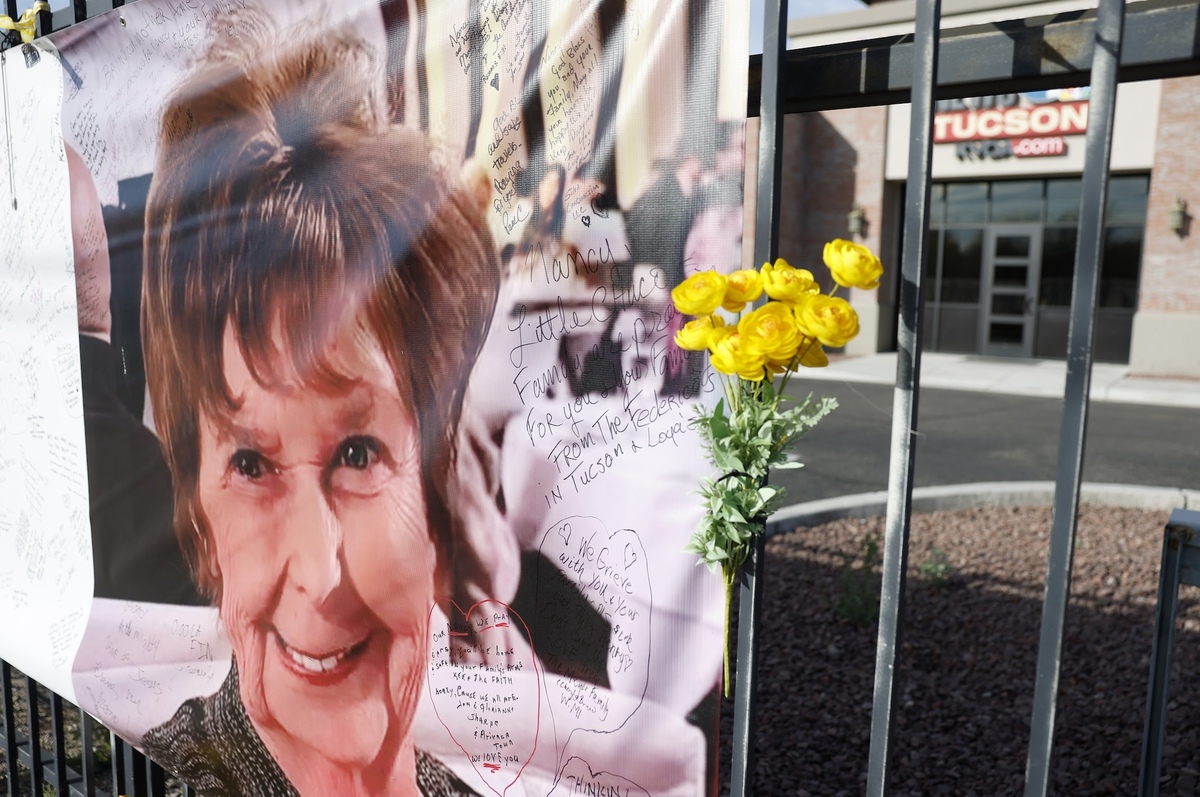 The search for Nancy Guthrie in Tucson, Arizona.