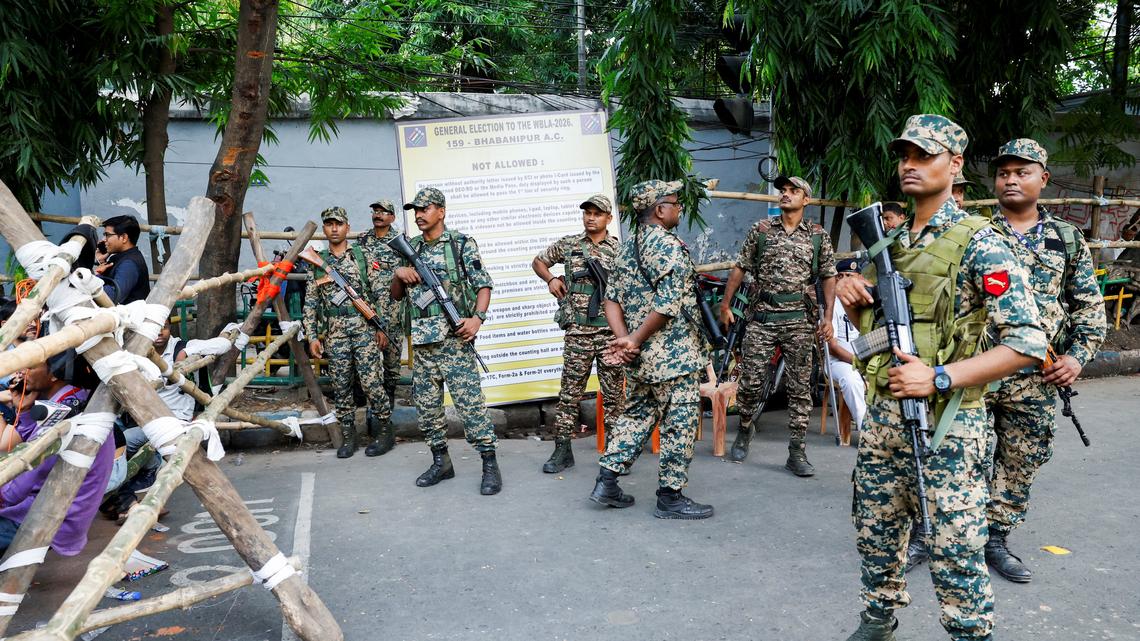 Hundreds arrested after post-poll violence kills at least three in Indian state 