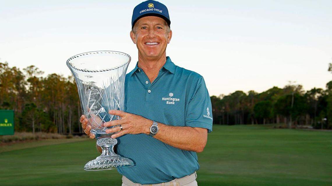 On tough day, David Toms hangs on to win Chubb Classic