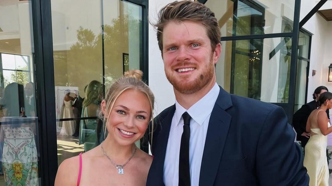 Seahawks QB Sam Darnold Marries Katie Hoofnagle in Star-Studded Wedding 