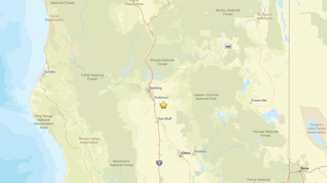 Update: 2.1 magnitude earthquake detected near Anderson, CA on Oct. 8 