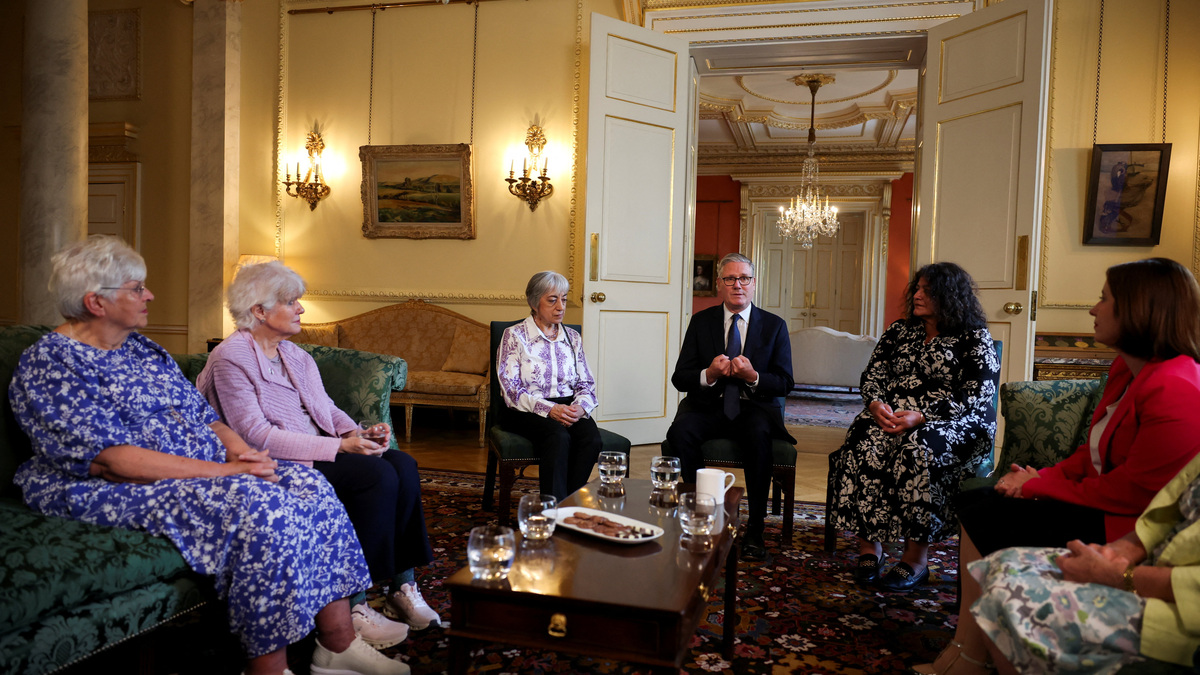 Britain's Prime Minister Keir Starmer attends a meeting with campaigners to discuss historical forced adoption, at Downing Street, in London, Britain, July 2, 2026. REUTERS/Isabel Infantes/Pool