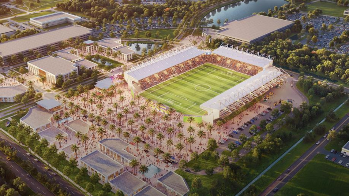 United Soccer League stadium, Space Coast team proposed near Melbourne airport 
