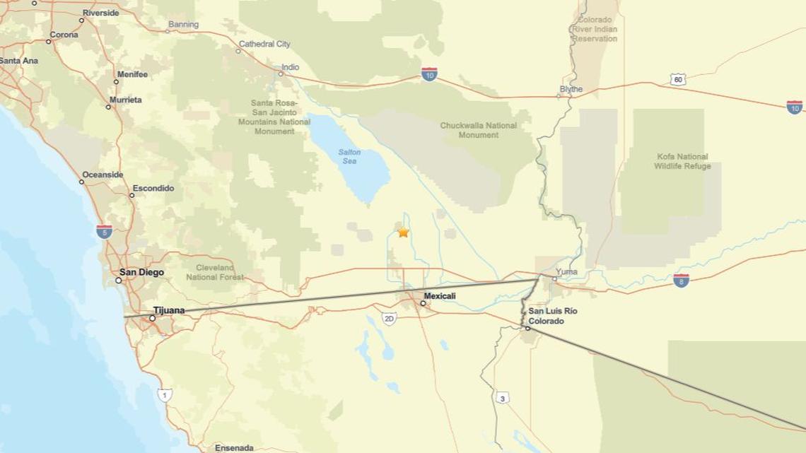 Update: Earthquake rattles region near Brawley, CA on Feb. 11 - 2.7 magnitude reported 