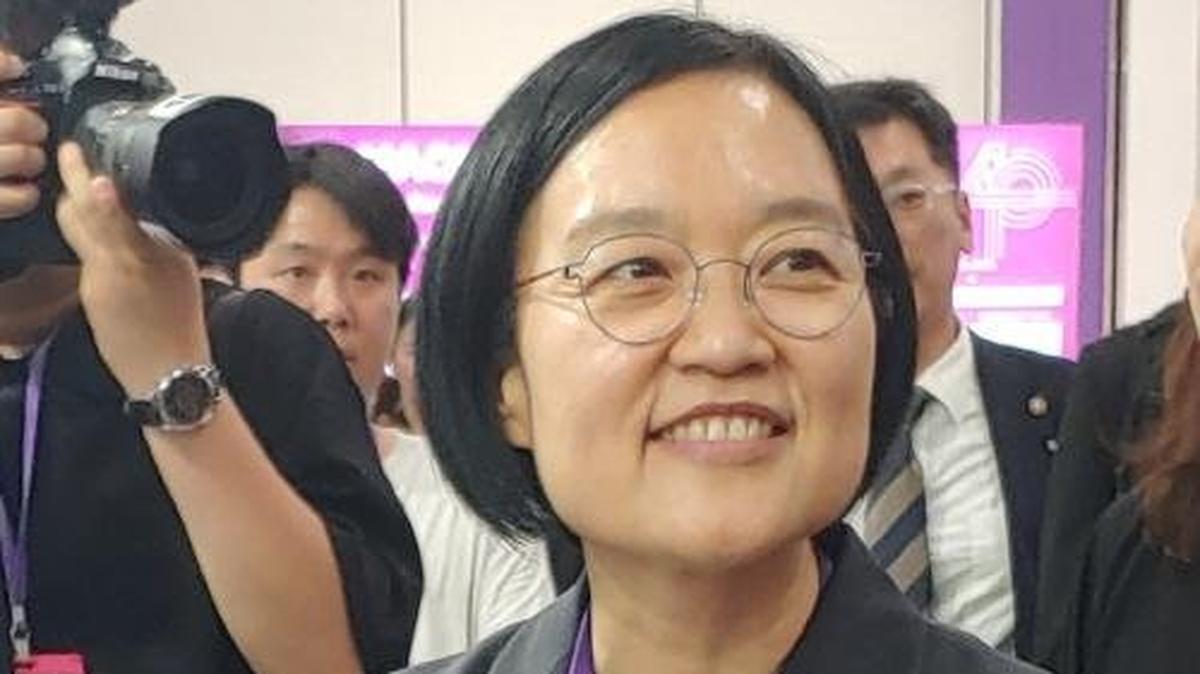 Han Seong-sook, minister of SMEs and startups. Photo by Asia Today
                                            