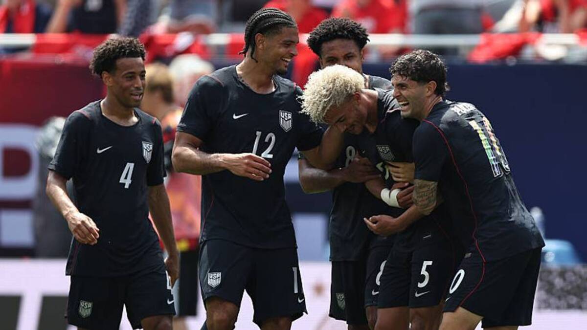  The USMNT is the final host to take to the field. | Omar Vega/USSF/Getty Images 