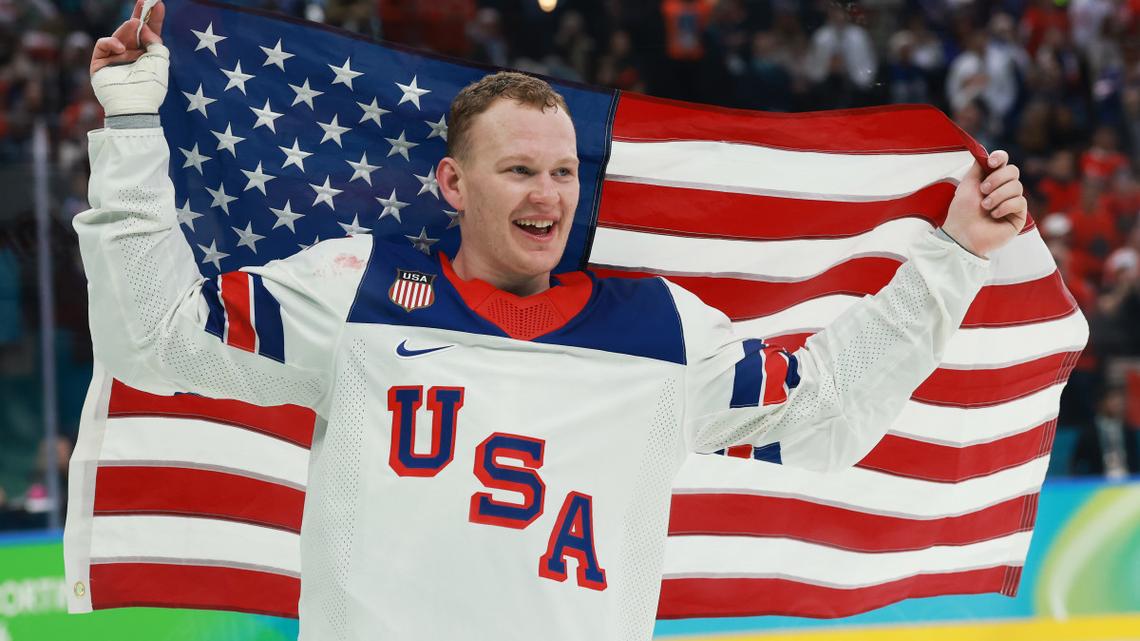 Team USA's Brady Tkachuk Says He Was Drug Tested After Winning Gold 