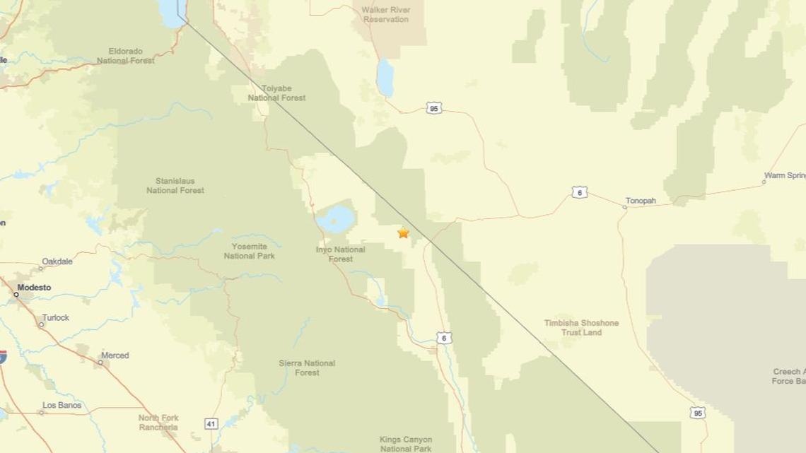 Update: 2.3 magnitude earthquake struck near Qualeys Camp, CA on Feb. 25 