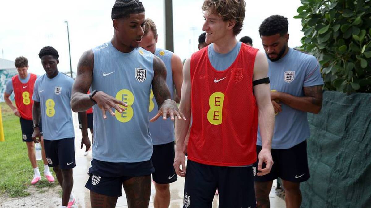  Rashford heads to the World Cup with his future unclear. | Eddie Keogh/The FA/Getty Images 