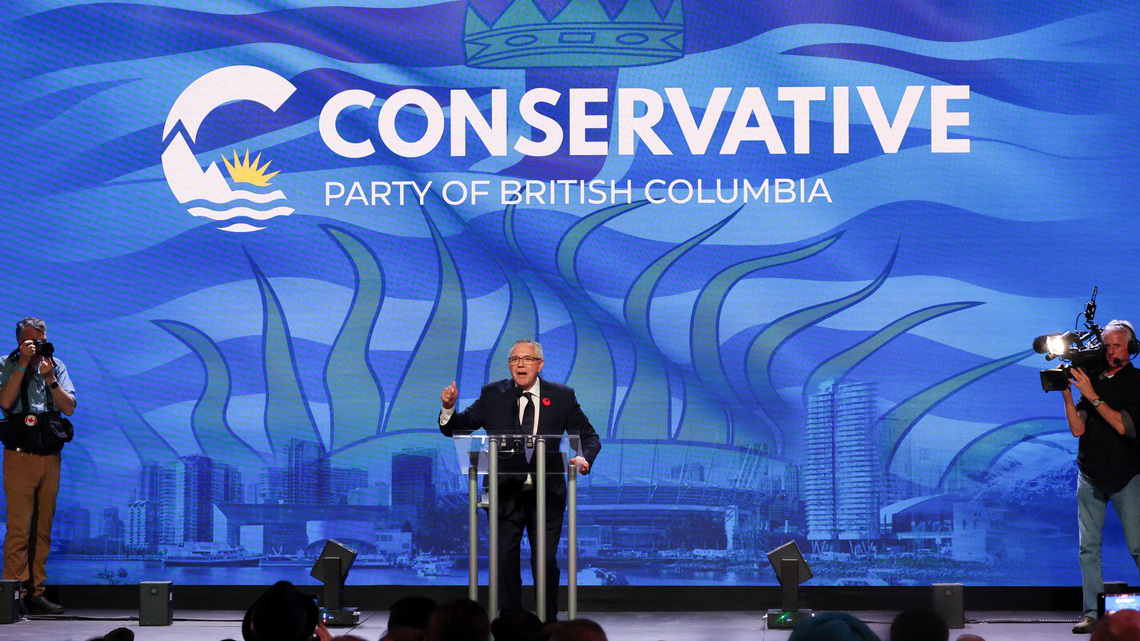 Conservative party wins first election in nearly a century in British Columbia 
