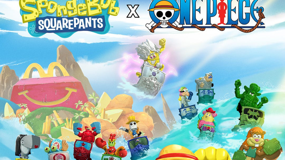 McDonald's new Happy Meal combines 'SpongeBob', 'One Piece'