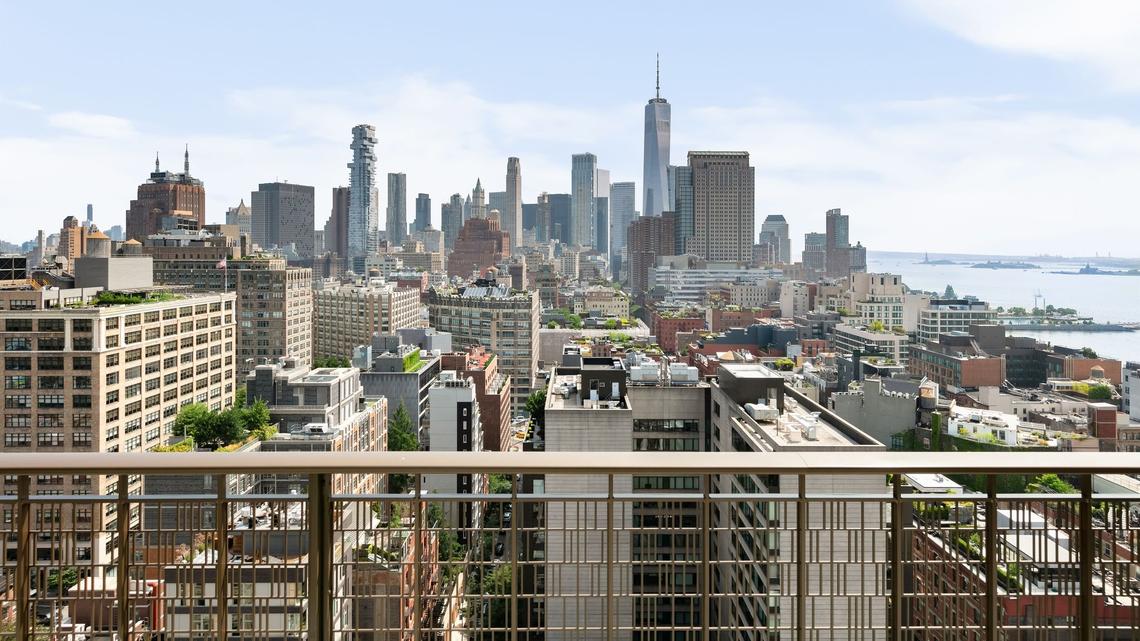 A view of the New York City skyline