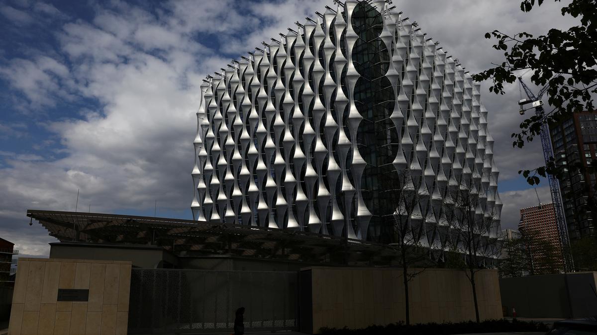The U.S. Embassy stands in Nine Elms in London, Britain May 1, 2018. REUTERS/Simon Dawson