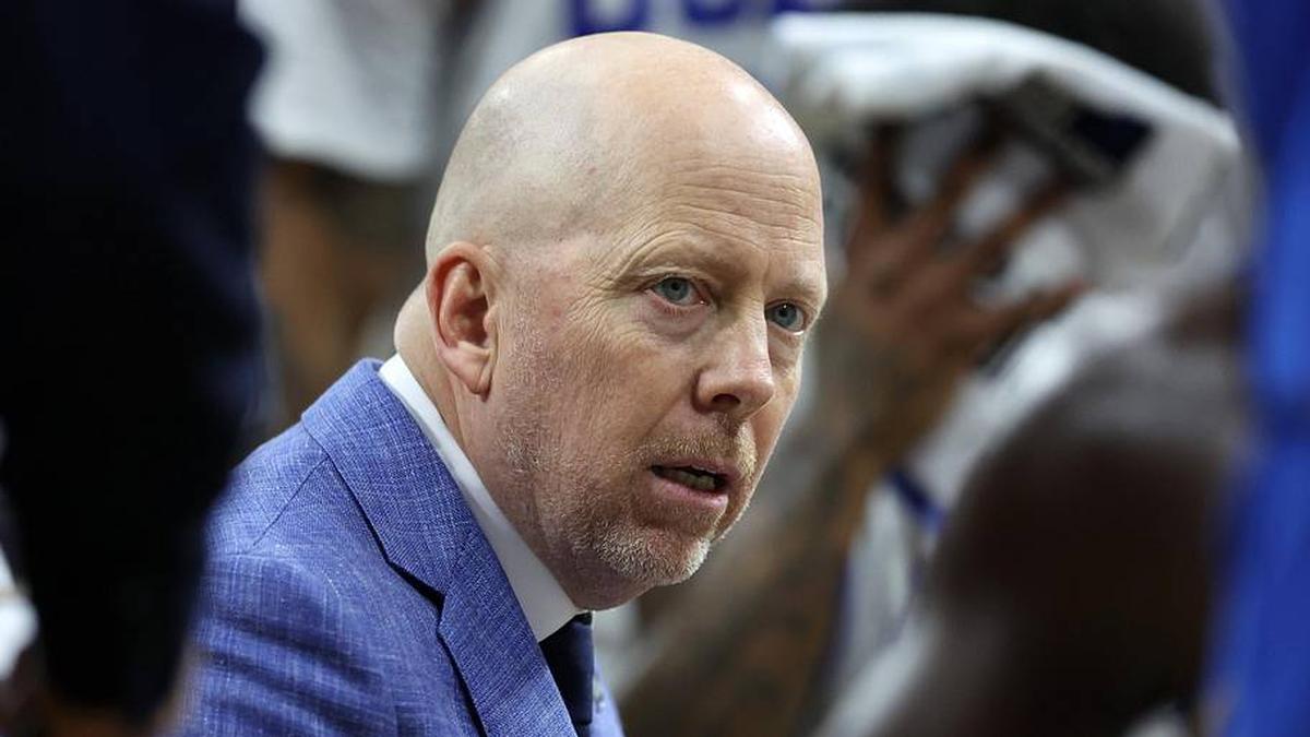  Mar 20, 2026; Philadelphia, PA, USA; UCLA Bruins head coach Mick Cronin reacts in the first half during a first round game of the men's 2026 NCAA Tournament at Xfinity Mobile Arena. Mandatory Credit: Bill Streicher-Imagn Images | Bill Streicher-Imagn Images 