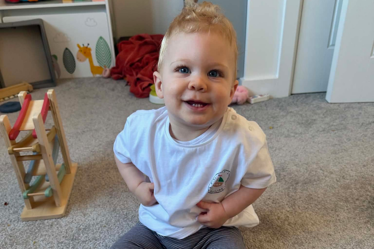  Finley before his diagnosis. 