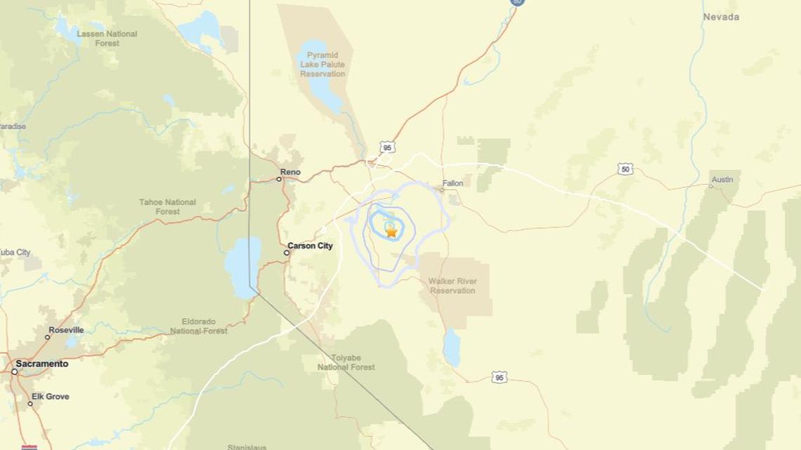 Update: Earthquake of 3.1 magnitude registered close to Silver Springs, NV on April 22 